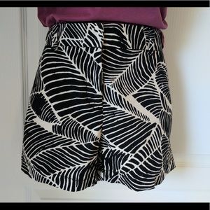 B&W Tropical Shorts