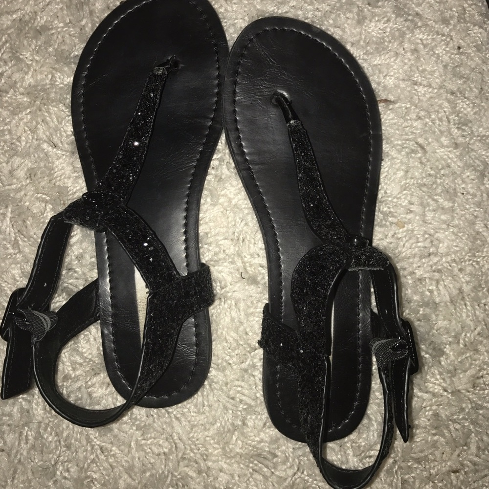 Steve Madden glitter sandals size 5.5