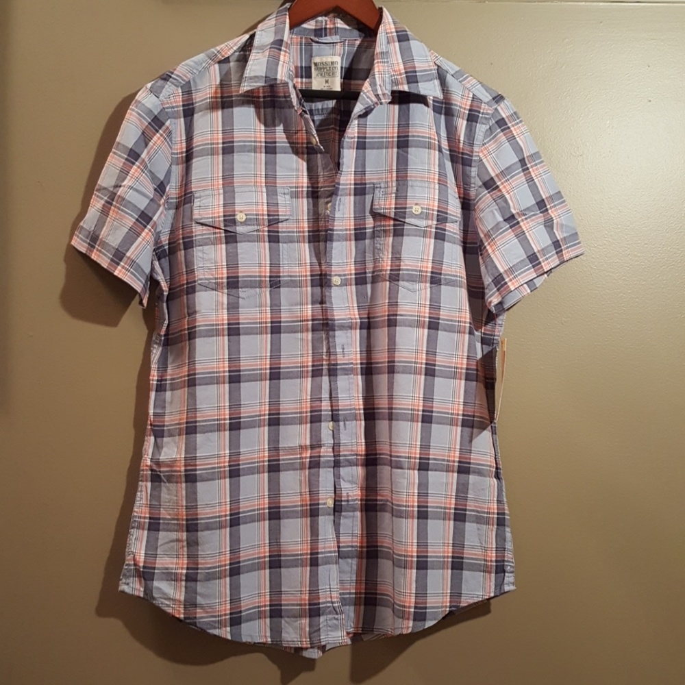 Men's Mossimo short sleeve button down