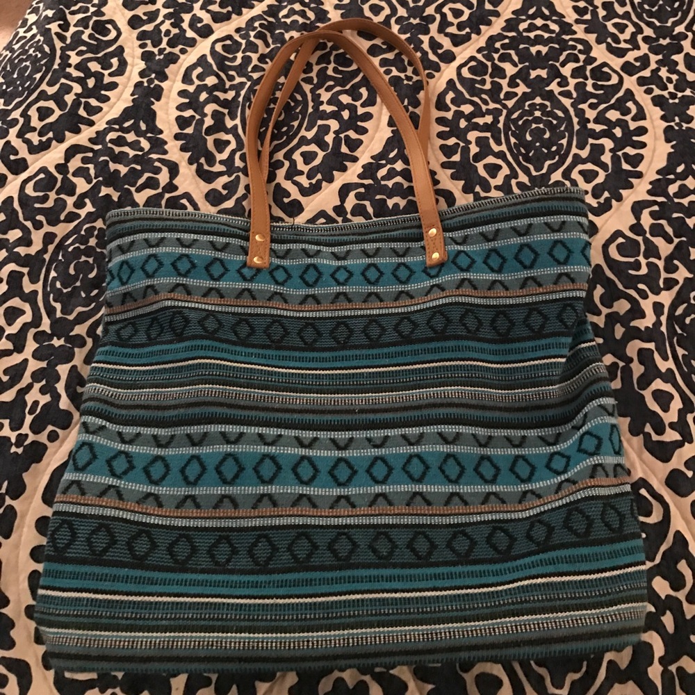 Woven tote. Used once