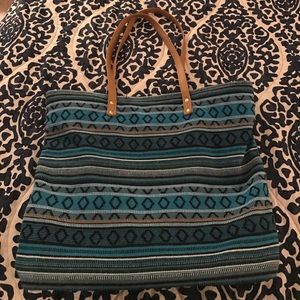 Woven tote. Used once
