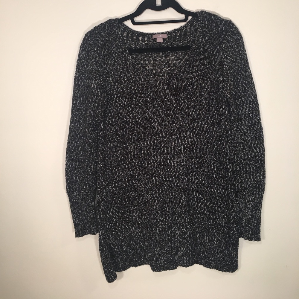 J. Jill Knit V-Neck Sweater
