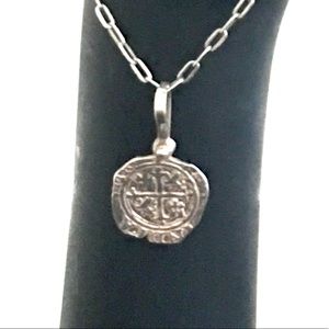Pirate treasure coin replica pendant