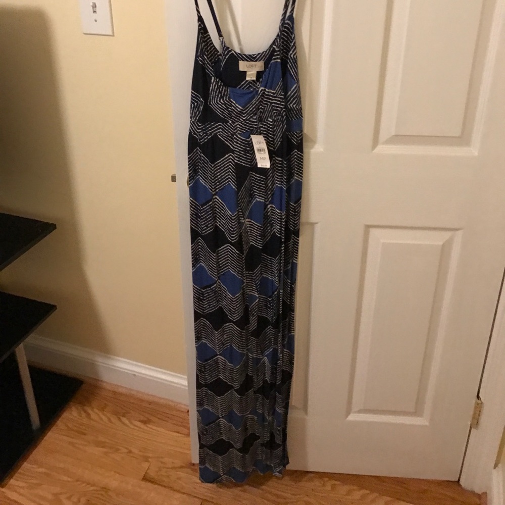 Chevron maxi dress