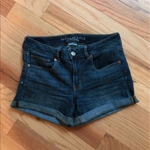 Aeo denim shorts