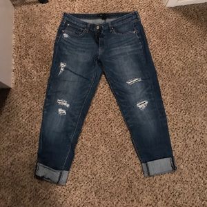 White House Black Market girlfriend jeans