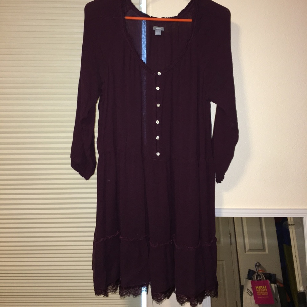 Maroon Arie Dress