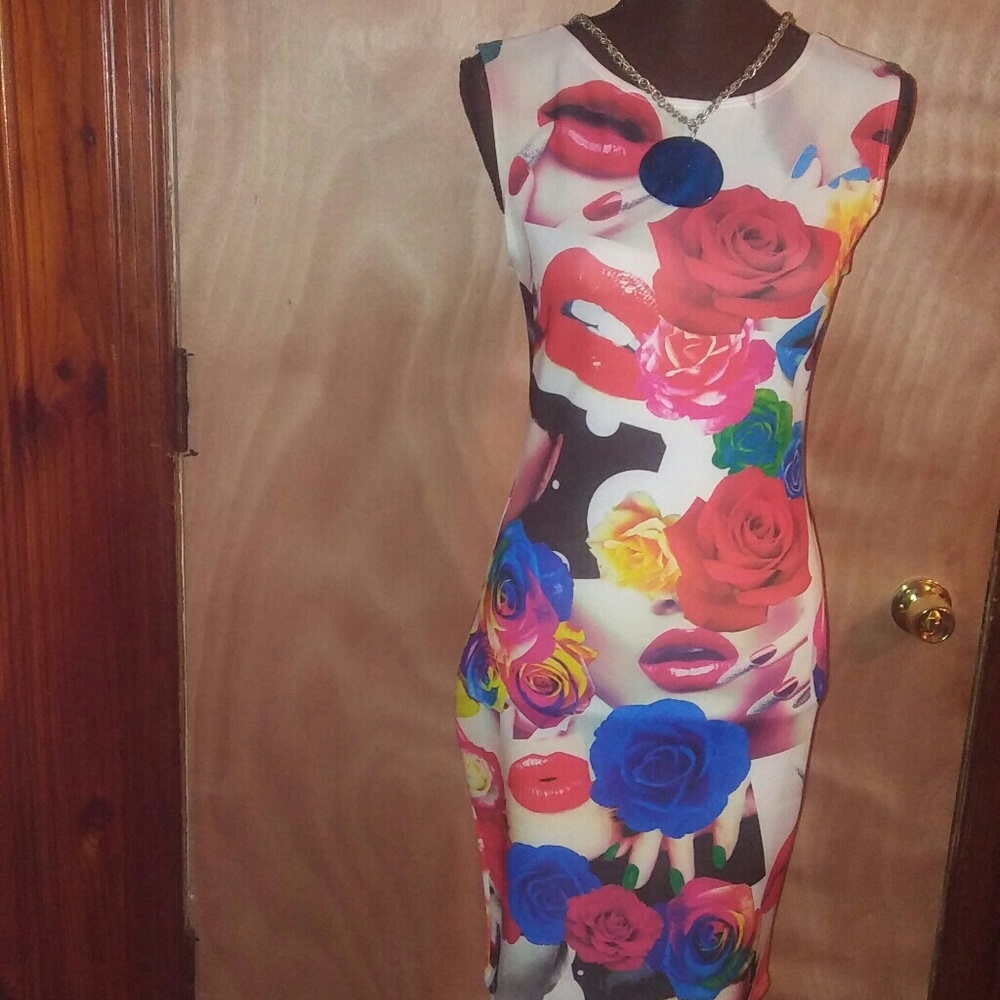 Marylin Monroe Print Dress