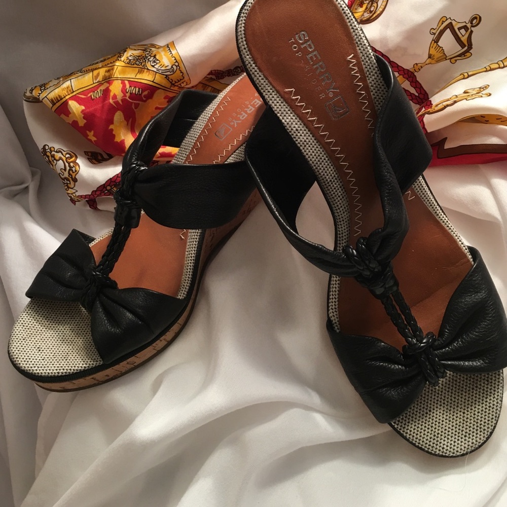 Darling Wedge Sandals by Sperry Top-Siders. Size 7