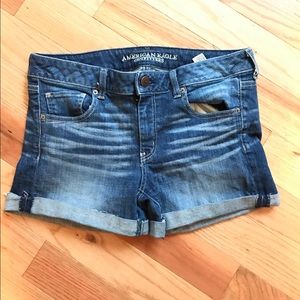 Aeo denim shorts