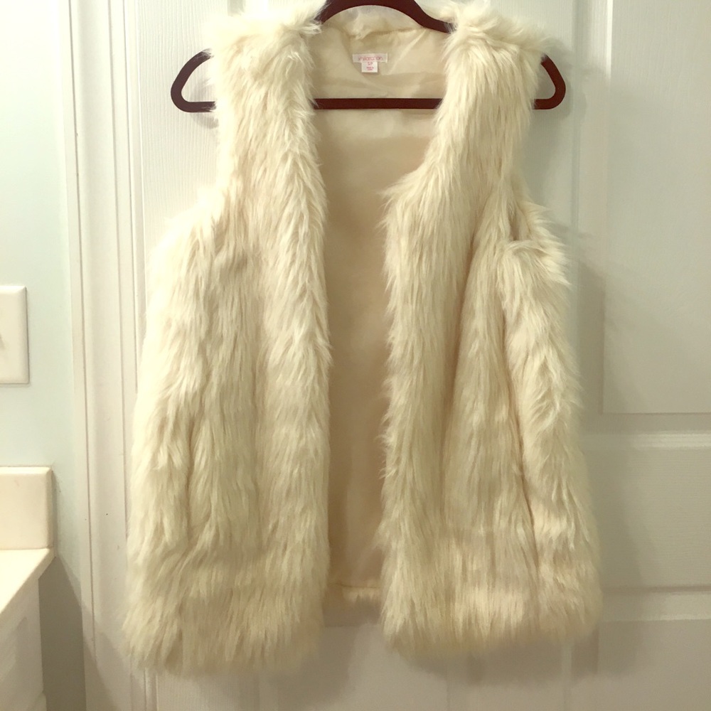 Faux fur vest