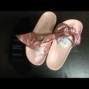 FentyXPuma Pink Slides by Rihanna