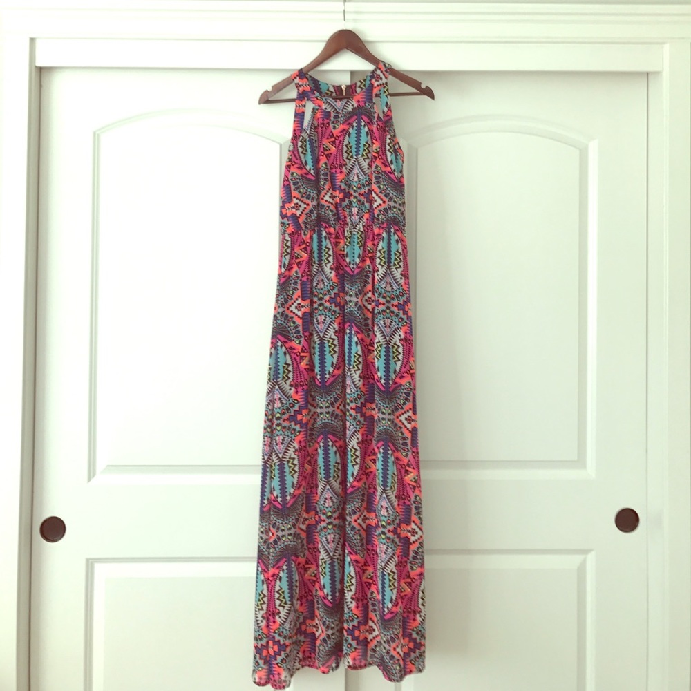 Xhilaration Printed Maxi Dress