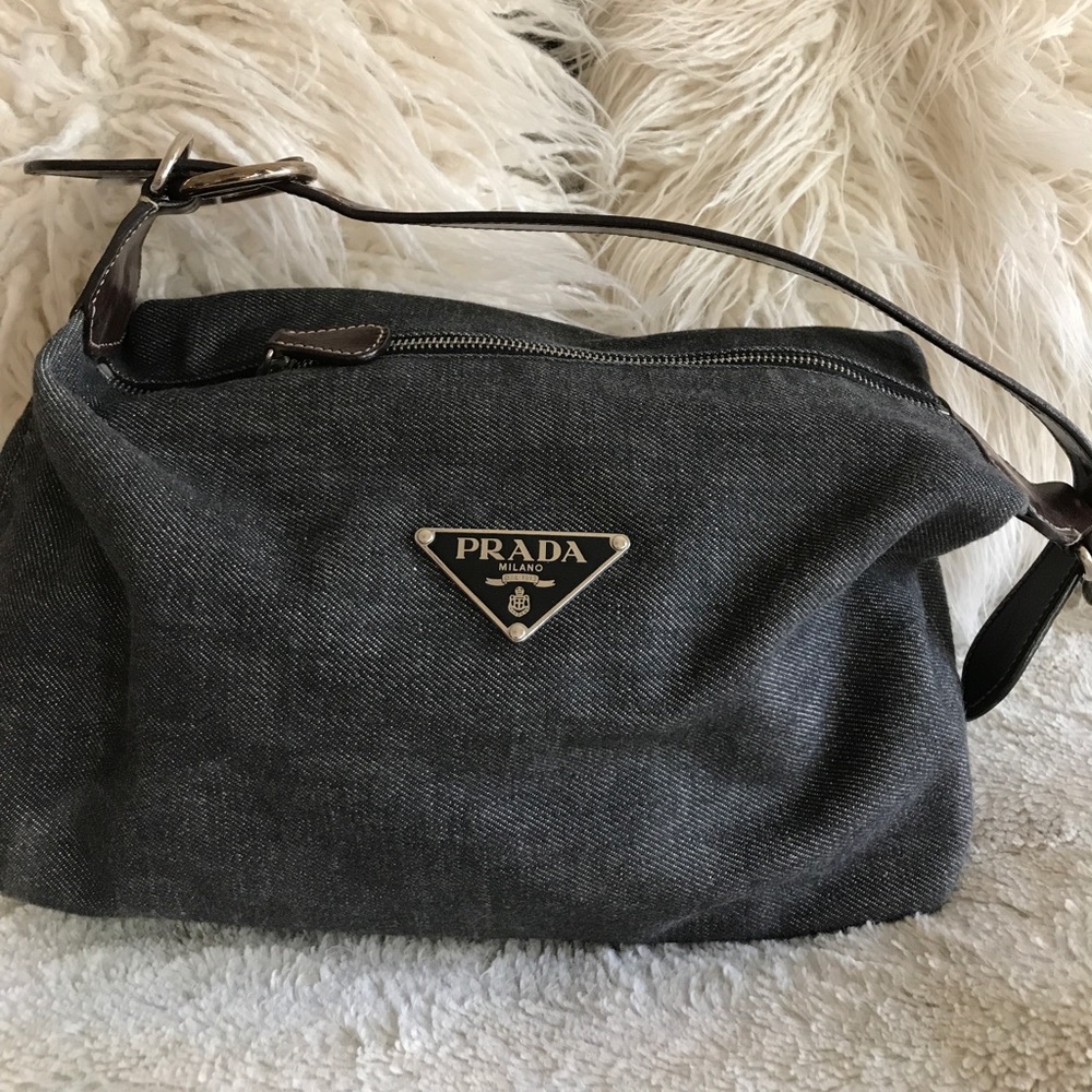 Denim Prada handbag
