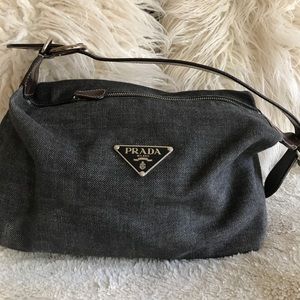 Denim Prada handbag