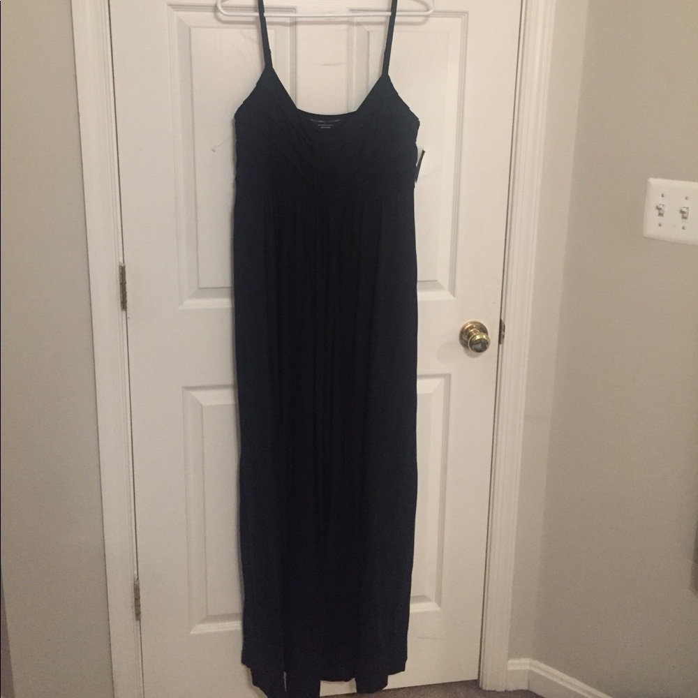 Black maxi dress