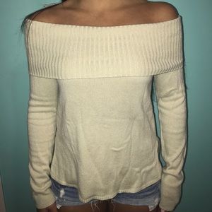 Off the shoulder sweater