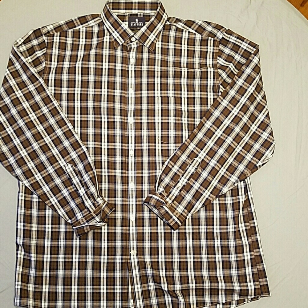 Strafford travel men's 17 1/2  36-37 arm length