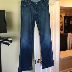 7 for all mankind boot cut jeans size 32