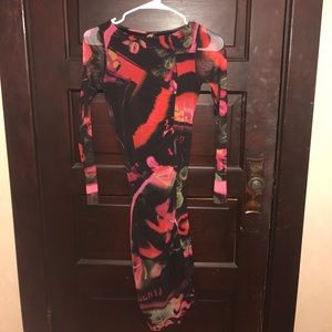 jean Paul gaultier mesh lined dress