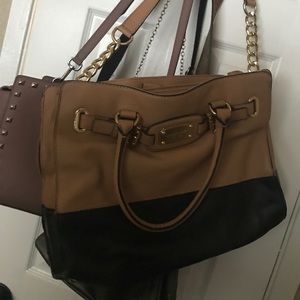 Michael Kors large two toned satchel