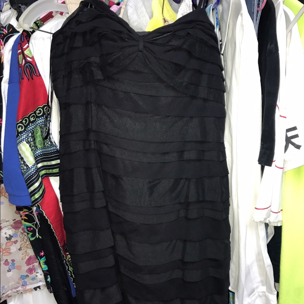 Black Calvin Klein mini dress