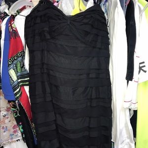 Black Calvin Klein mini dress