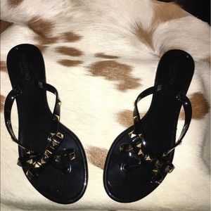 Price Negotiable:Valentino Jelly Thong Sandals