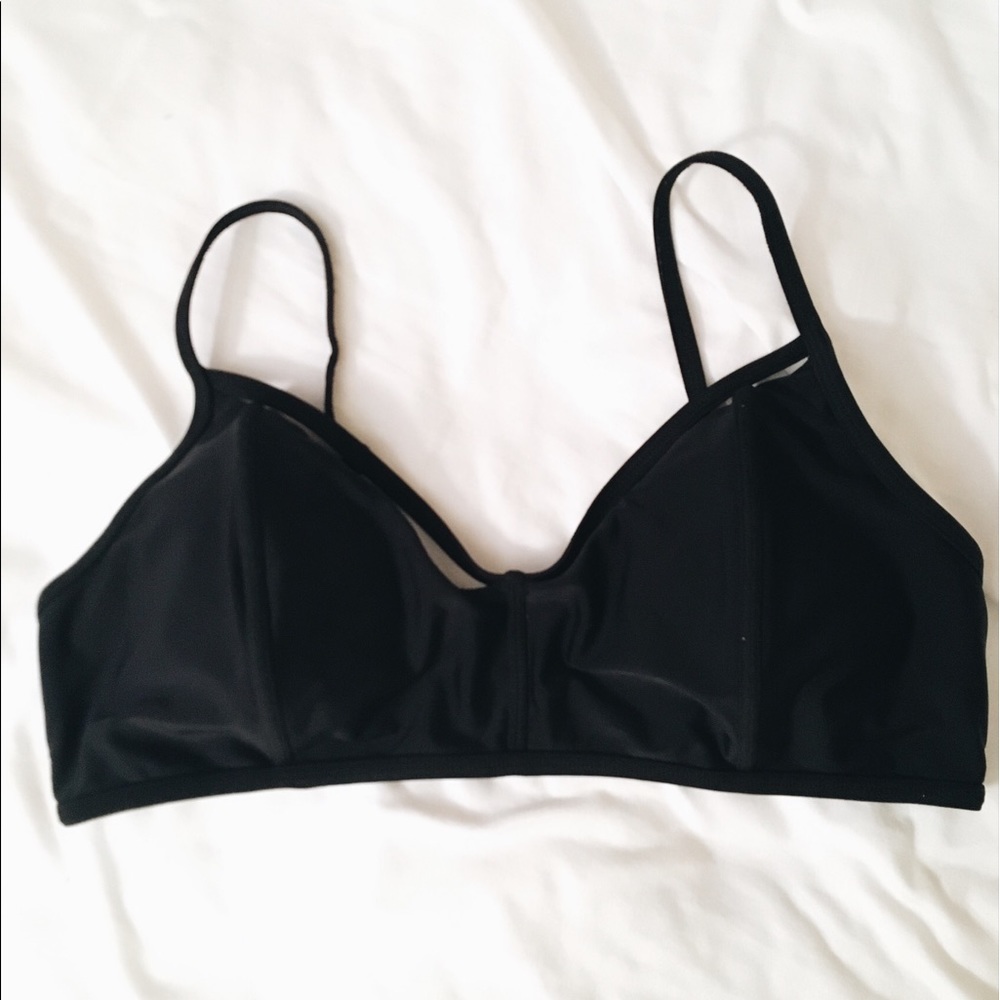 Black Bralette Bikini Top