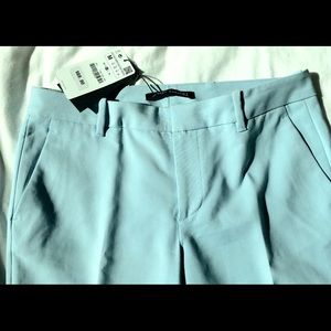 Zara Light Blue Women's Trousers NWT Sz M