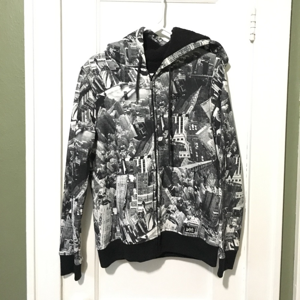 Fleece lined sweater
