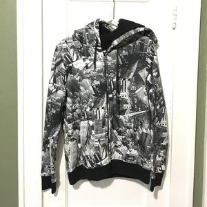 Fleece lined sweater