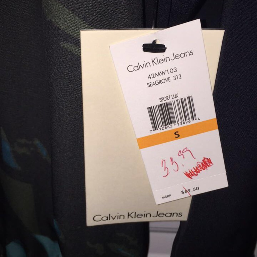 Calvin Klein printed top * - Picture 3 of 4