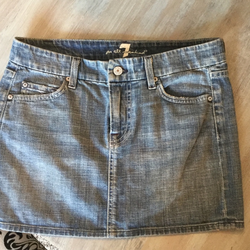 7 for all mankind skirt