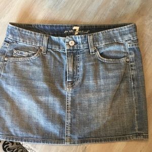 7 for all mankind skirt