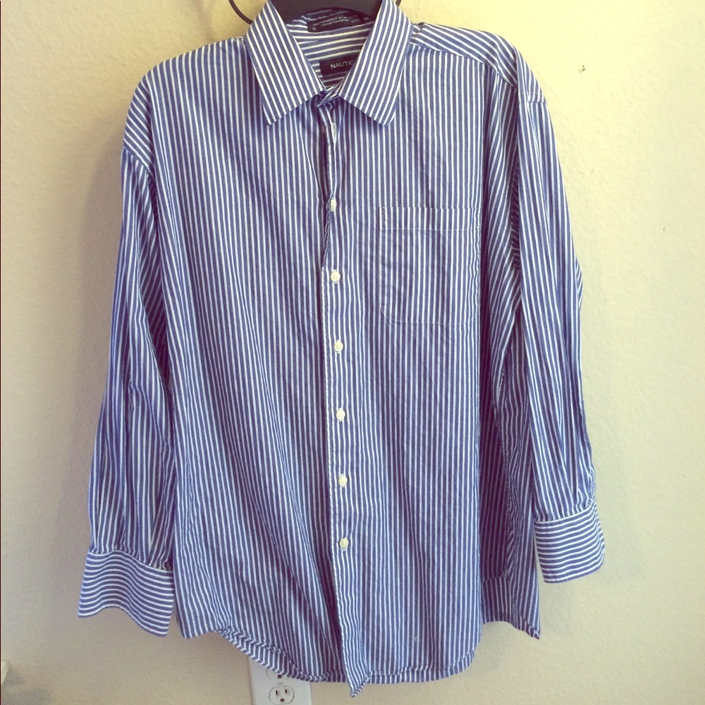 NWOT Nautica Men's Button-Up Shirt.