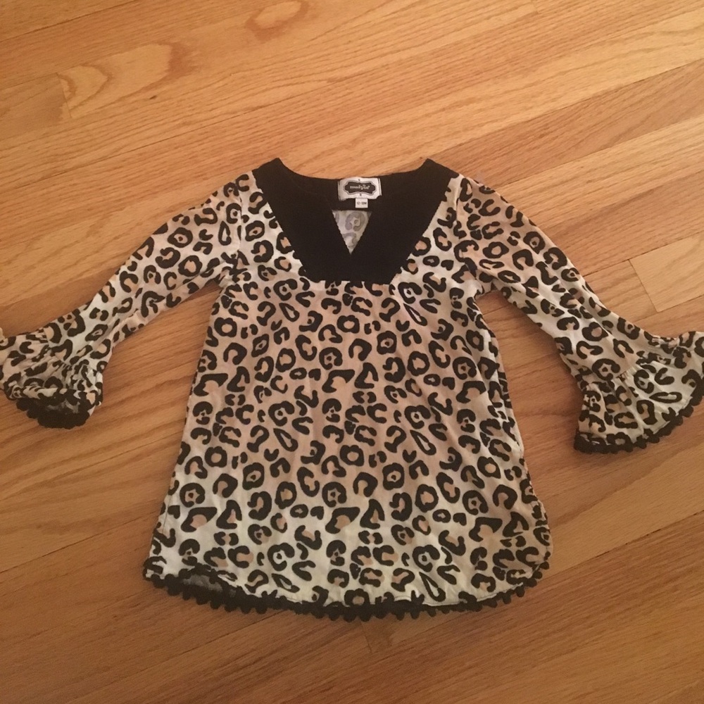 Mud Pie Baby Leopard Tunic 12-18 Mos.