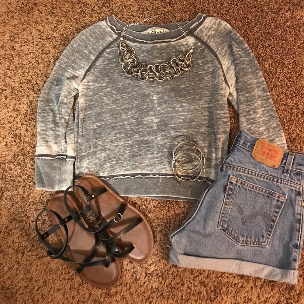 🗿Gray Acid Wash Shirt🗿