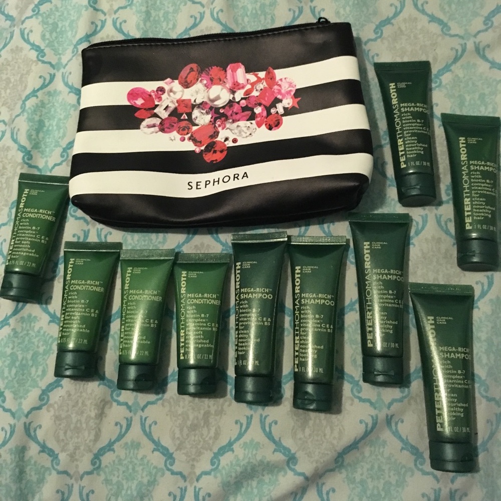 Sephora makeup case & hair care