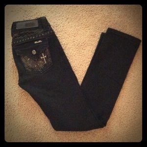 Size 27 Black Denim Mother as Me Jeans