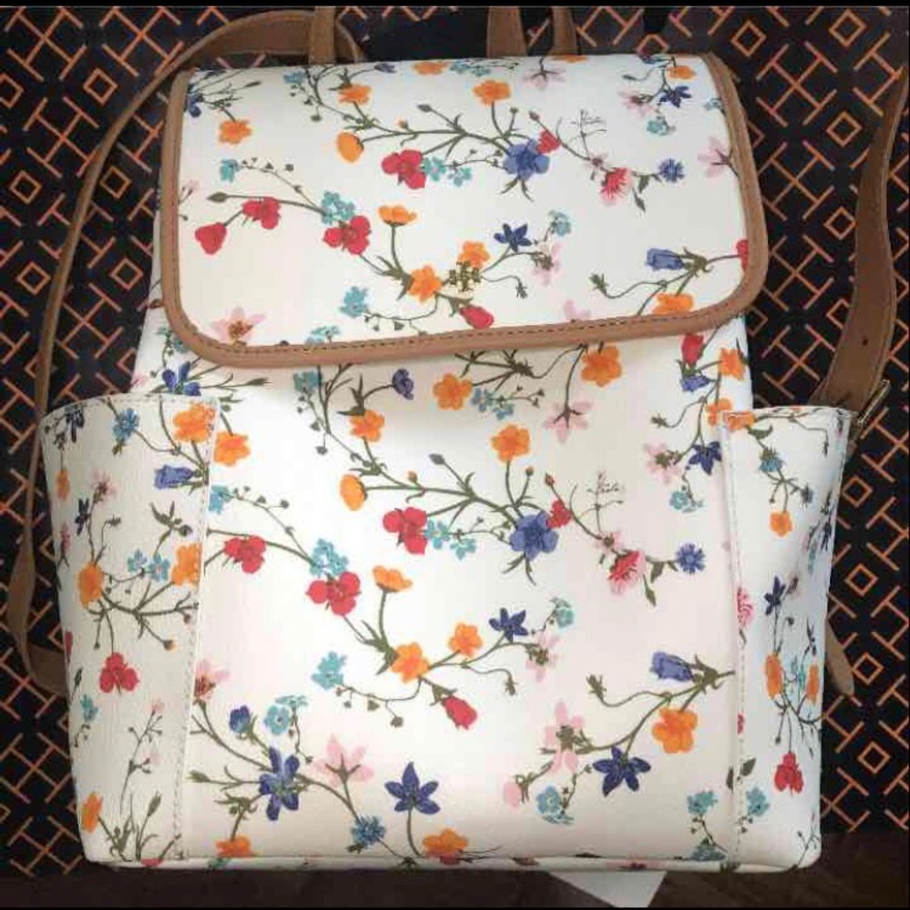 Tory Burch Floral Backpack