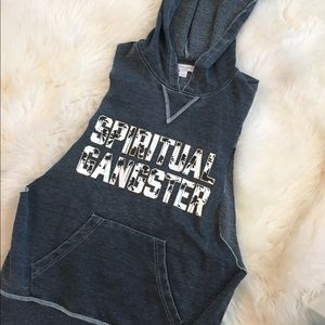 Spiritual Gangster Cut-Off Sweatshirt