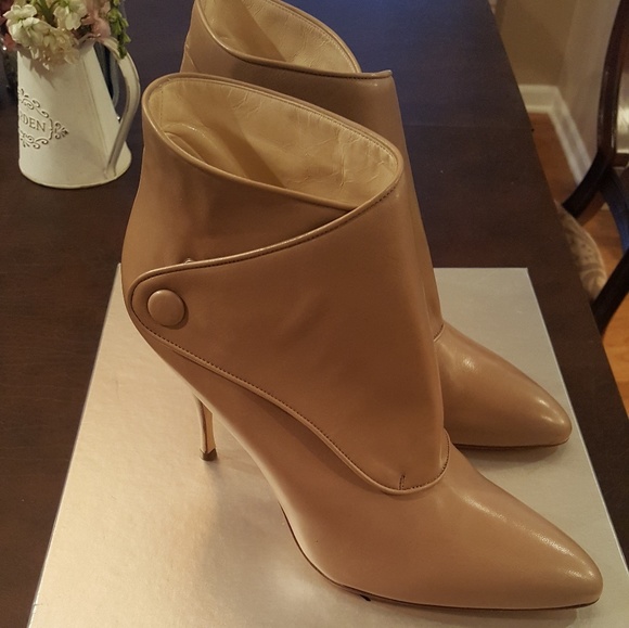 Brian Atwood Leather Ankle Boots NWT - Picture 2 of 8