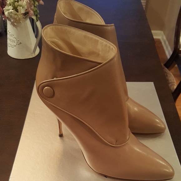 Brian Atwood Leather Ankle Boots NWT - Picture 3 of 8