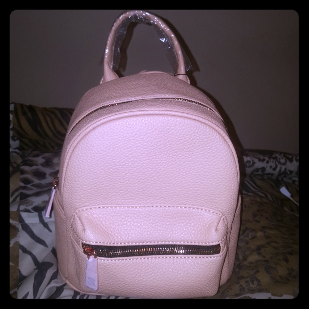 Blush Pink & Rose Gold Backpack