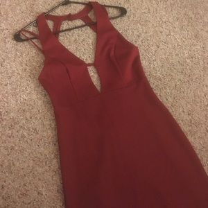 Gorgeous maroon/ruby dress
