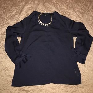 Long Sleeve Bow Cuff Top