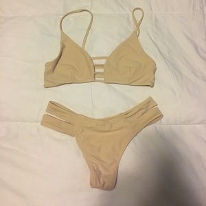 Nude swimsuit