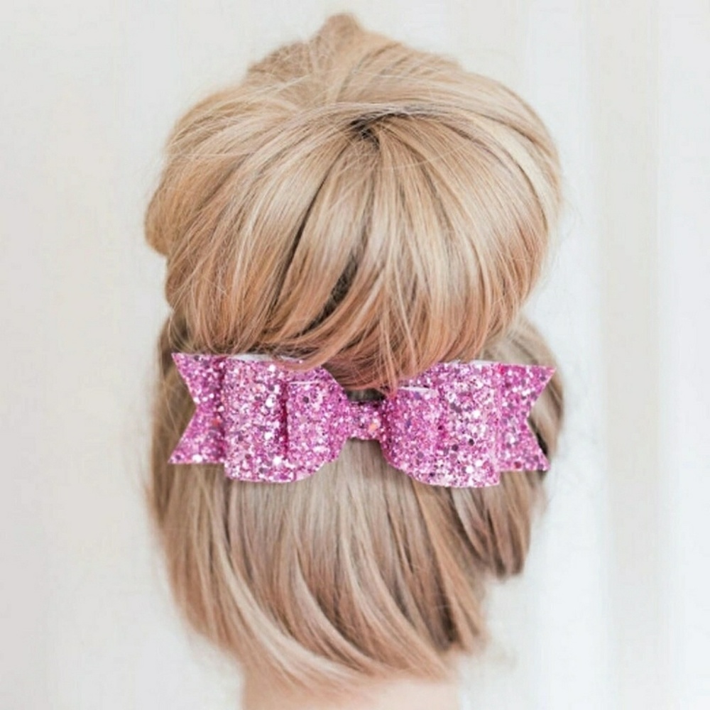 Glitter Bow Hairclip