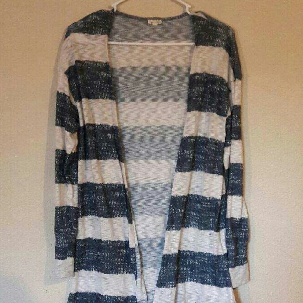 Striped cardigan